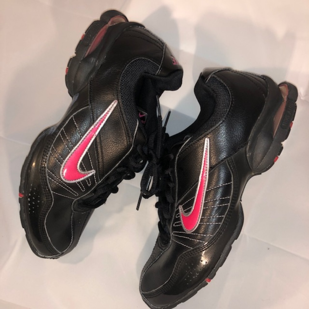 Black and pink Nike Running Shoes